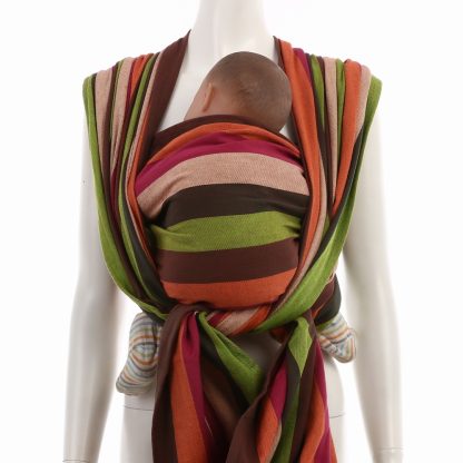 Daiesu Bougainvillea Red Woven Baby Wrap