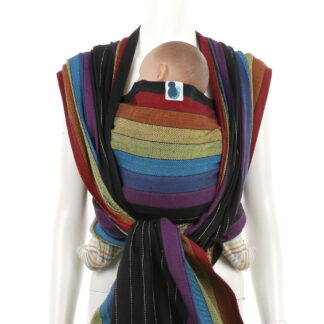 Daiesu Rainbow at Night Woven Baby Wrap